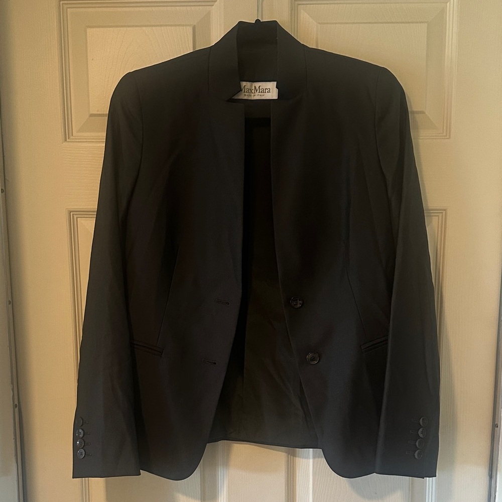 MaxMara Charcoal Jacket Blazer